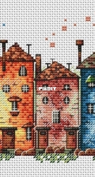 Watercolor Houses by Svetlana Levchina - Free