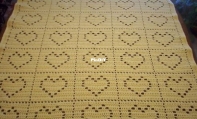 JeannieLD Crochet - Jeannie L Davis - Heart Baby Blanket 2