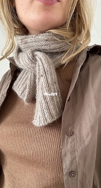 Note Rib scarf by Lene Holme Samsøe (LeKnit)
