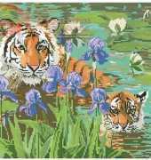 Candamar 51205 Mom and baby tigers