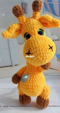 Vikusik toys - Viktoriya Kravchenko - Виктория Кравченко - Giraffe - Жирафик - Russian