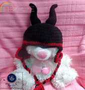 Be A Crafter - Maz Kwok - Little Maleficent Baby Hat - Free