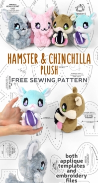 Sew Desu Ne? - Hamster and Chinchilla Plush by Choly Knight - Free