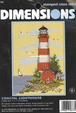 Dimensions 6774 - Coastal Lighthouse / Stamped