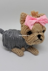 Liefen Uniek - Natasha Cornelis - Amigurumi keychain Yorkshire Terrier