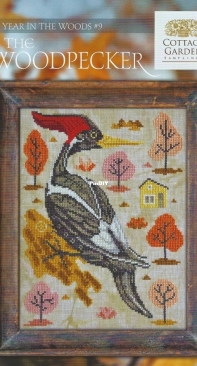 Cottage Garden Samplings CGS-1090 - A Year in the Woods 9 - The Woodpecker