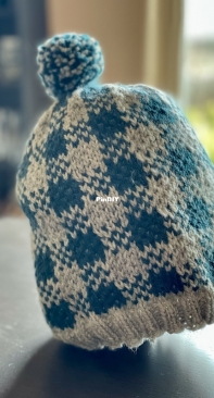 Buffalo Plaid Beanie by Ruthie Thompson-Free