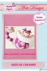 Arte Design - Sheilinha Rodrigues - Cheshire Cat - Felt - Portuguese