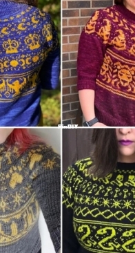 House Pride Sweater by Meghan Regan - Bad Wolf Girl Studios -English