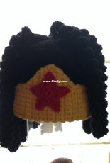 wonder woman baby hat