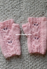 Owlie Mitts by Julie Elswick Suchomel-Free
