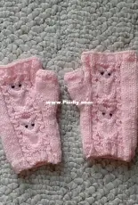 Owlie Mitts by Julie Elswick Suchomel-Free