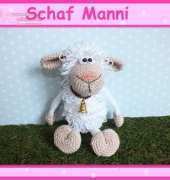 Babsies Hook - Barbara Saboth - Manni the sheep - German