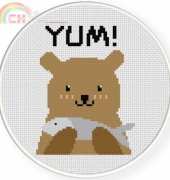 Daily Cross Stitch - Yum!
