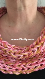 Loom Knitting-Sunny Clouds by Loomspin-Free