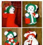 YvonneKnits - Christmas Mice - Knit Toy