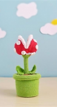 Tulip Yarn Craft - Ines Abad - Piranha plant - Free