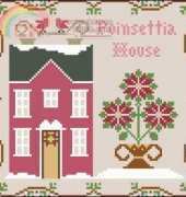 Little House Needleworks LHN 073 Poinsettia House PCS + XSD