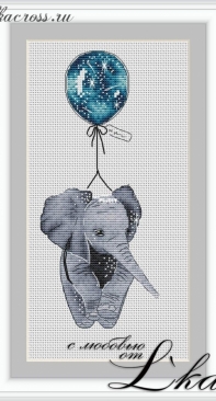 Lkacross - Elephant on the Ball by Natalya Orekhova