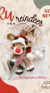 Bkay Crochet Co - Brandi Martin - Ru the Reindeer