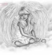 HAED HAEZIN 184 Little Angel In The Sky by Zindy S. D. Nielsen