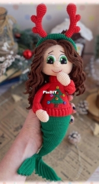 Sovushkin Mir Toys - Elena Ashlapova - Christmas Mermaid - Weihnachts-Meerjungfrau - German - Translated