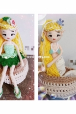 Amigurumi Doll in 2 outfits