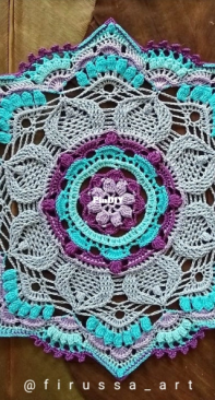 Firussa_art - Anastassia Bondarenko - Анастасия Бондаренко - Samsara Doily - Салфетка Samsara - Free