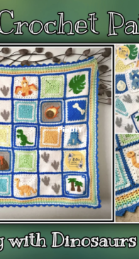 Walking With Dinosaurs Blanket - KatesCrochetPatterns - US Terms