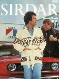 Sirdar 5753 Sherpa/Sports Starsky Hutch style jacket