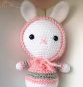 Bunny Gurumi Pink and Grey
