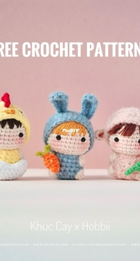 Hobbii Design - Khuc Cay - Hoàng Thị Ngọc Ánh - Mini Easter Friends - Mini Bunny, Mini Chick, Mini Lamb - Free