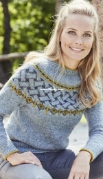 Flechtwerk Pullover by Tanja Steinbach-German-Free