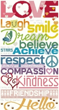Country Threads FPJ-4023 - Words of Wisdom XSD & PCS