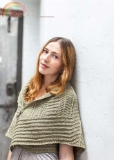 Kindling Textured Triangular Shawl - by Leila Raabe - Brooklyn Tweed: Wool People, Volume 4