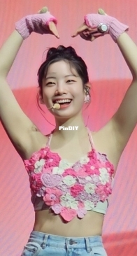 Twice (Dahyun) inspired Heart Top.