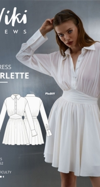 Viki Sews - Arlette Dress - Арлетт платье - Size 38