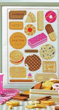 Fancy A Biccie by Emma Congdon from Cross Stitcher 329 PCS + XSD