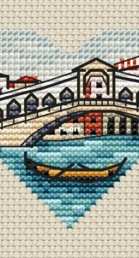 Pixie Cross Stitch - Heart Of Venice by Marianna Golovchenko