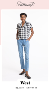 Seamwork 3233 West Top -  Size 0-30