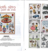 Motifs Retro au Point de Croix plus de 300 Motifs