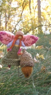 Acorn Fairies Decorative by Natasha Hanson