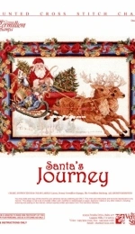 The Vermillion Stitchery 233 - Santas Journey XSD + PCS