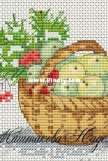 Basket with Apples by Nadezhda Mashtakova