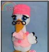 Pams Patterns - Pam McClung - Congratulations its the stork (boy and girl)