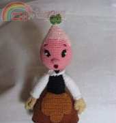 Redisochka (toy based on the cartoon "Chipollino")-RUSSIAN