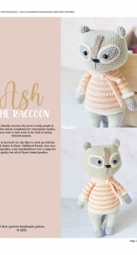 Blue Sparrow Handmade - Bianca Flatman - Ash the Raccoon