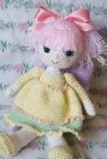 Bonequinha Cabelo Rosa