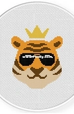 Daily Cross Stitch - Tiger King