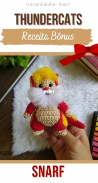 Gurumilândia - Nathally Belmont - Snarf Thundercats - Portuguese